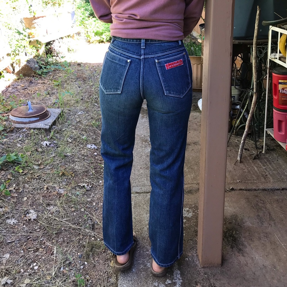 VTG Gloria Vanderbilt High Rise straight Leg jeans (1A)